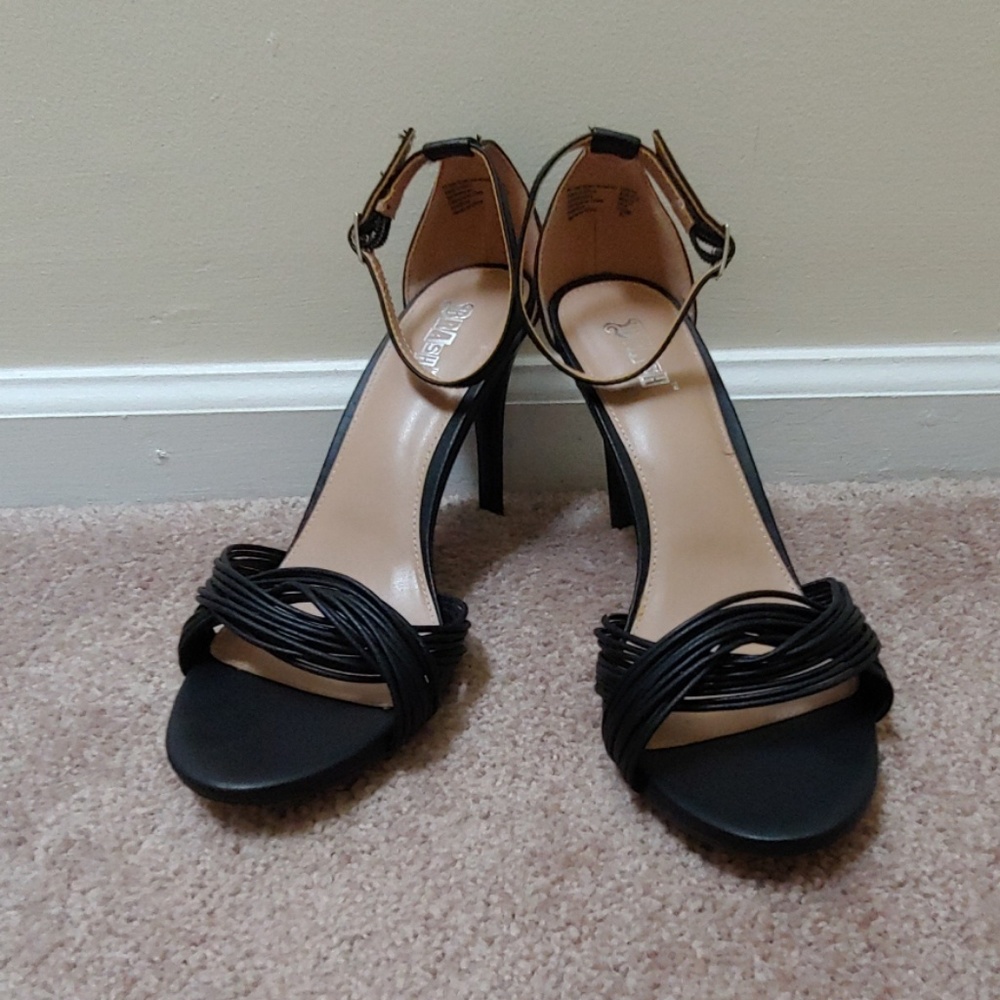 Brash Braided Rope Heeled Sandals NWOT
